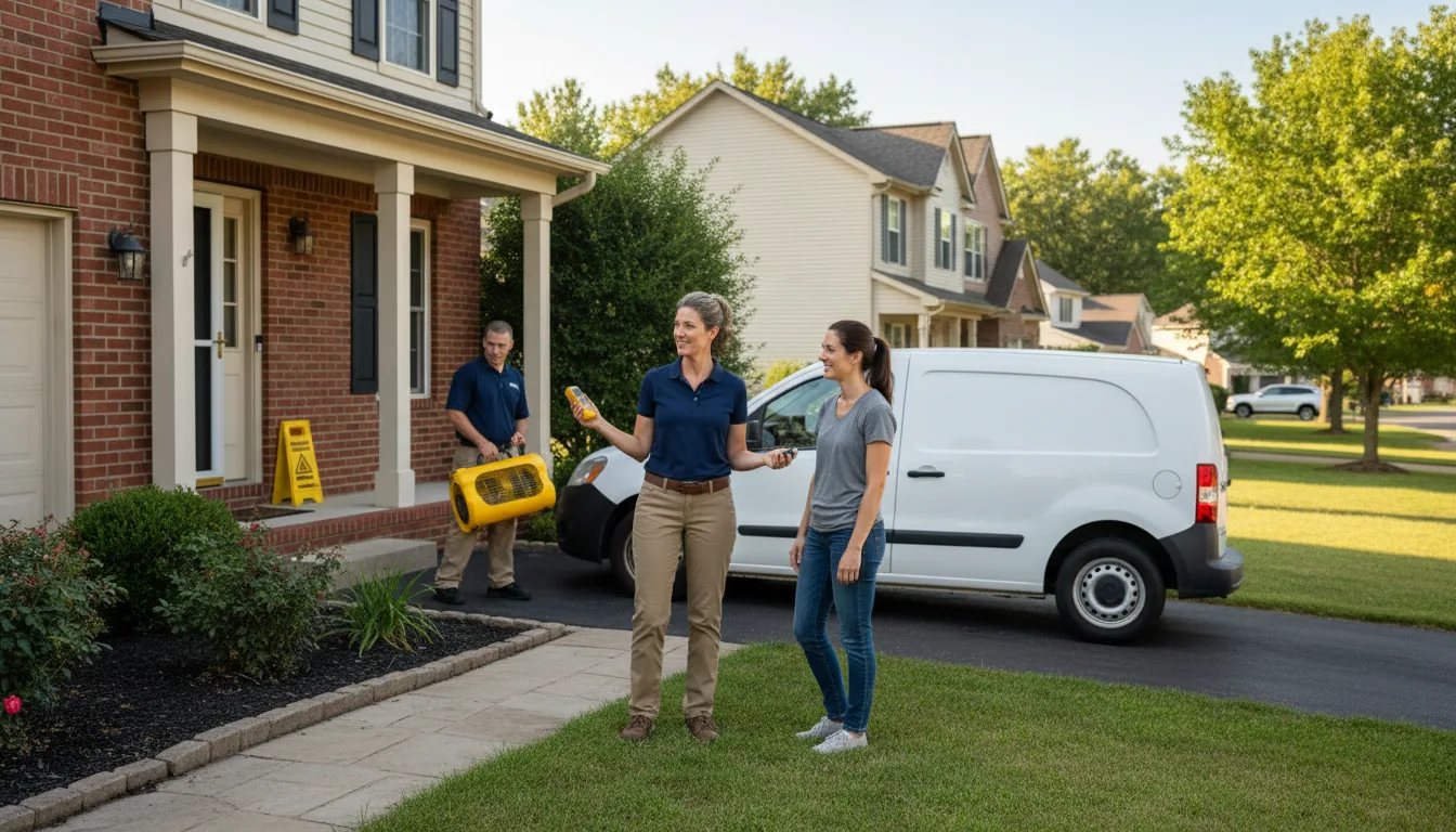 Residential water damage restoration in Chicago, IL